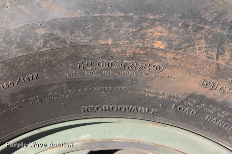 image for item DB5076 1984 Am General M923 flatbed truck