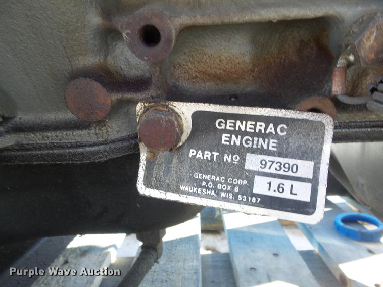 image for item DC7459 1998 Generac 00754-2 generator