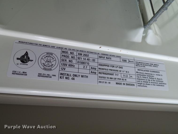 image for item DD1377 1999 Forest River Flagstaff camper