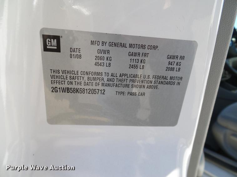 image for item DD1430 2008 Chevrolet Impala