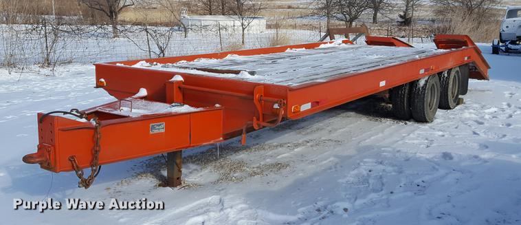 image for item DD9070 1996 Belshe equipment trailer