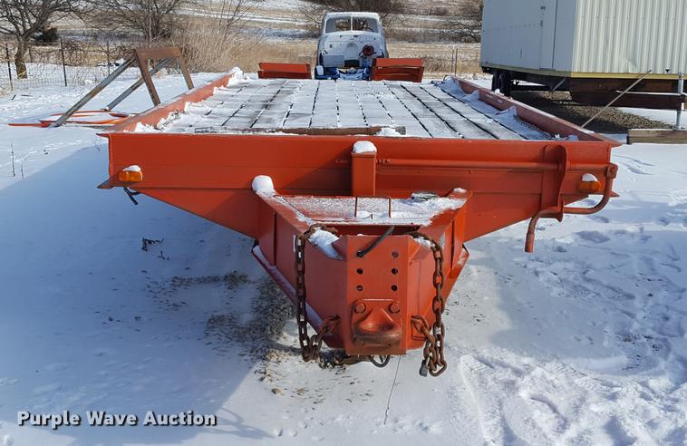 image for item DD9070 1996 Belshe equipment trailer