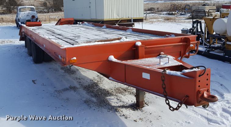 image for item DD9070 1996 Belshe equipment trailer