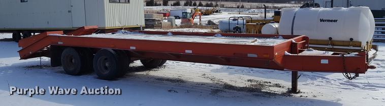 image for item DD9070 1996 Belshe equipment trailer
