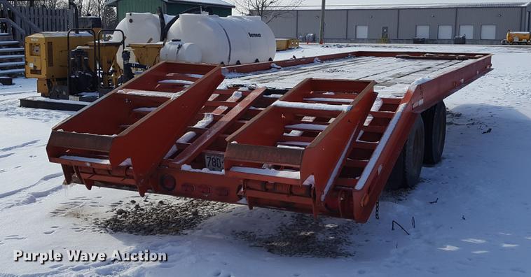 image for item DD9070 1996 Belshe equipment trailer