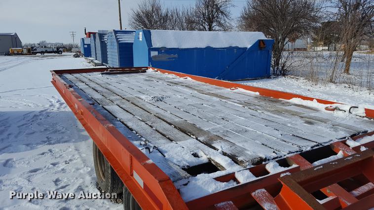 image for item DD9070 1996 Belshe equipment trailer