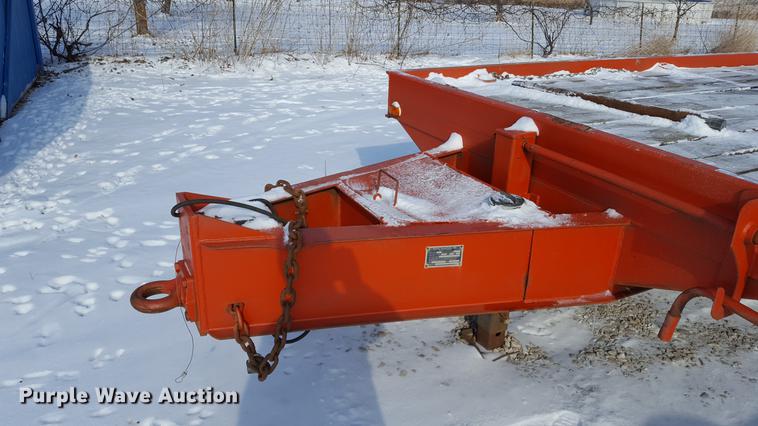 image for item DD9070 1996 Belshe equipment trailer