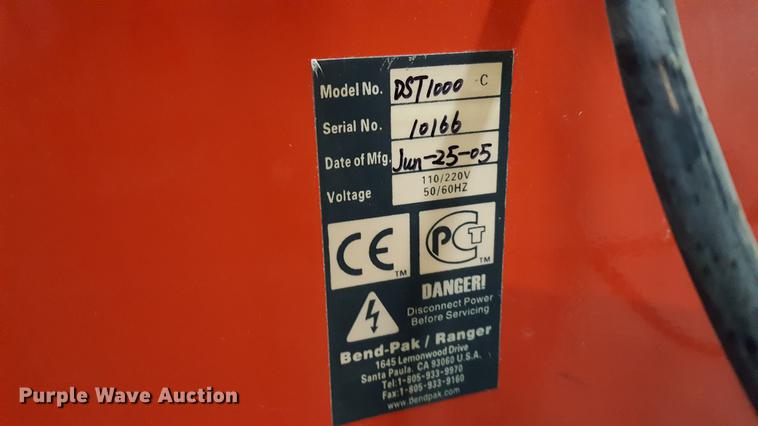 image for item DD9073 Ranger DST 1000 tire balancer