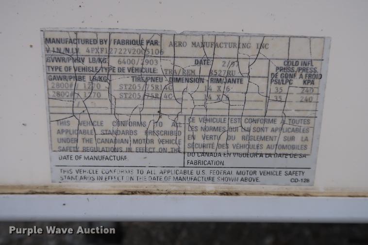 image for item DD9572 1997 Aerolite The original camper