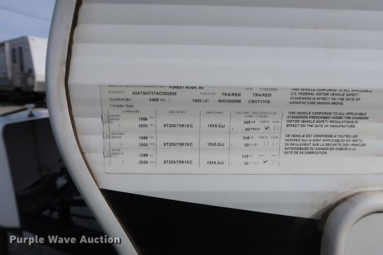 image for item DD9575 2010 Forest River Shockwave camper