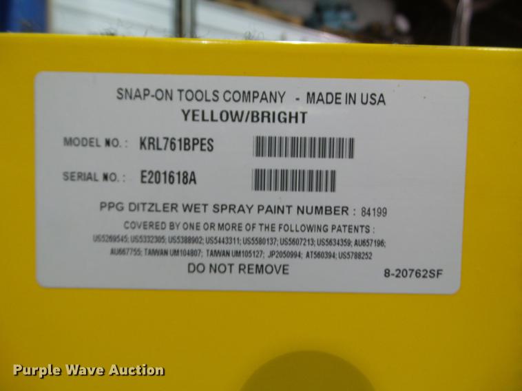 image for item DZ9170 Snap-on KR1761BPES toolbox