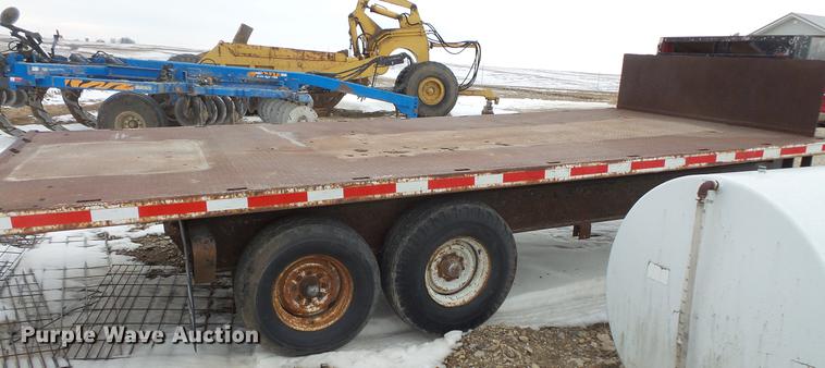 image for item EA9652 2012 shop built tilt deck trailer
