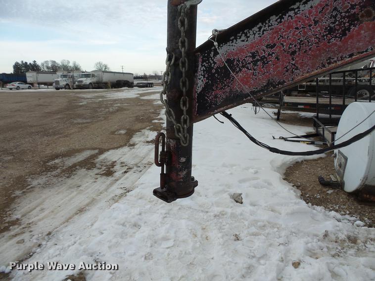 image for item EA9652 2012 shop built tilt deck trailer