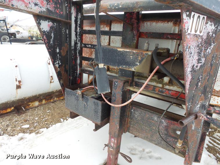 image for item EA9652 2012 shop built tilt deck trailer