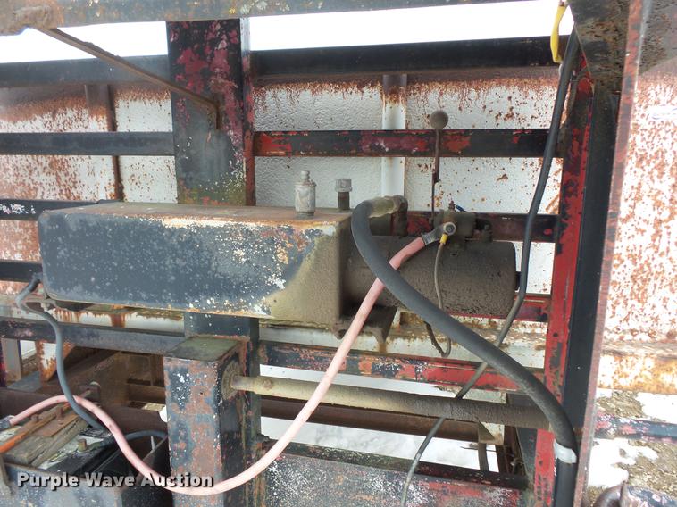 image for item EA9652 2012 shop built tilt deck trailer