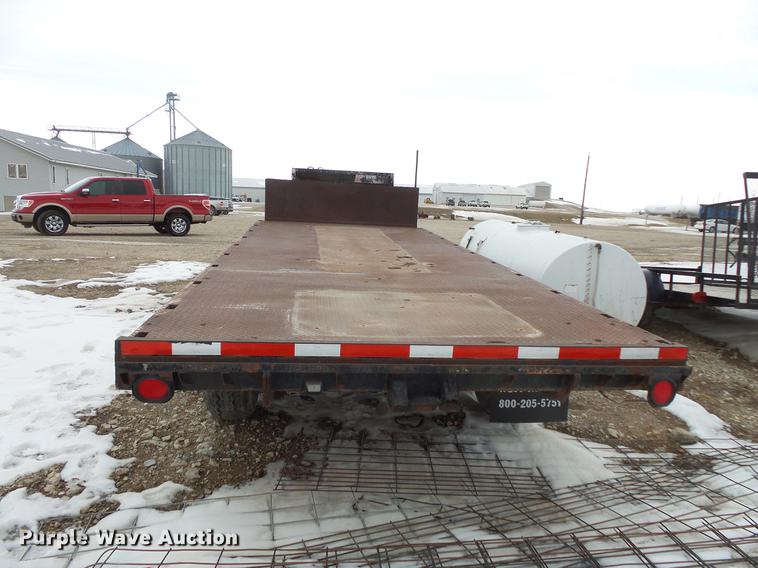 image for item EA9652 2012 shop built tilt deck trailer