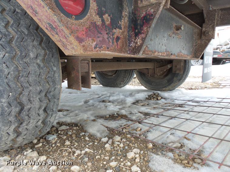 image for item EA9652 2012 shop built tilt deck trailer