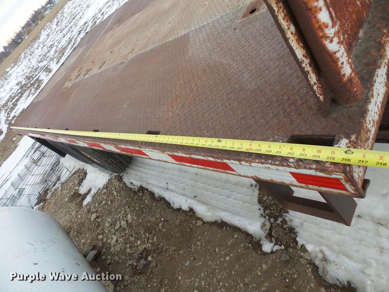 image for item EA9652 2012 shop built tilt deck trailer