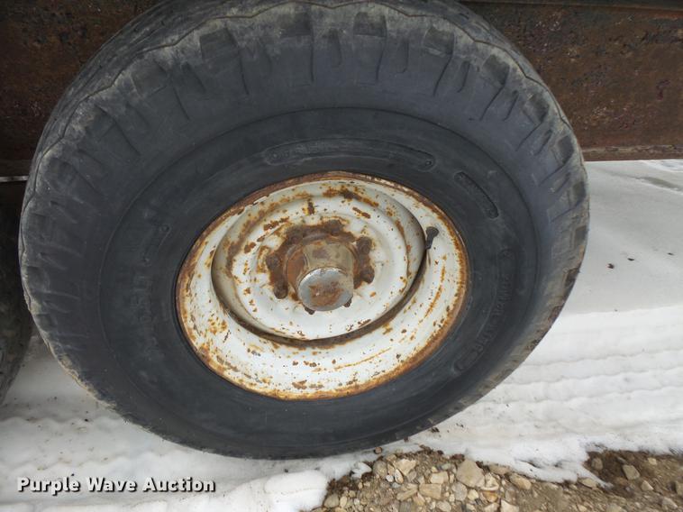 image for item EA9652 2012 shop built tilt deck trailer