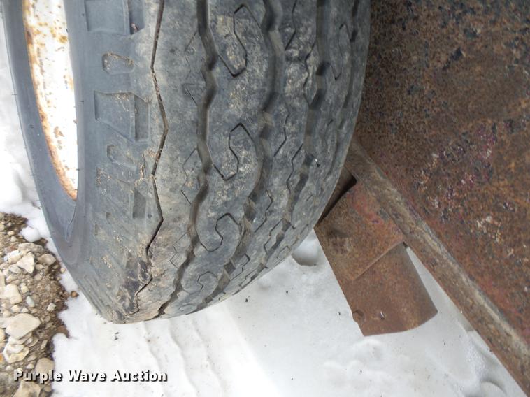 image for item EA9652 2012 shop built tilt deck trailer