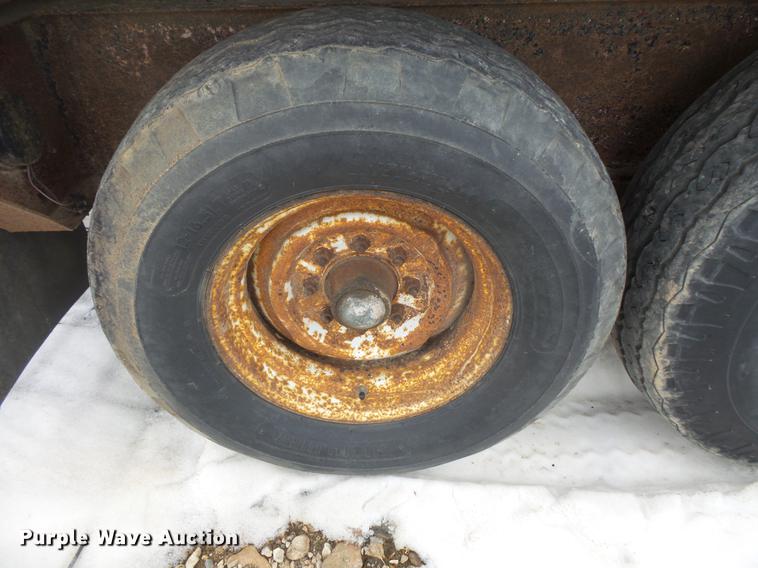 image for item EA9652 2012 shop built tilt deck trailer