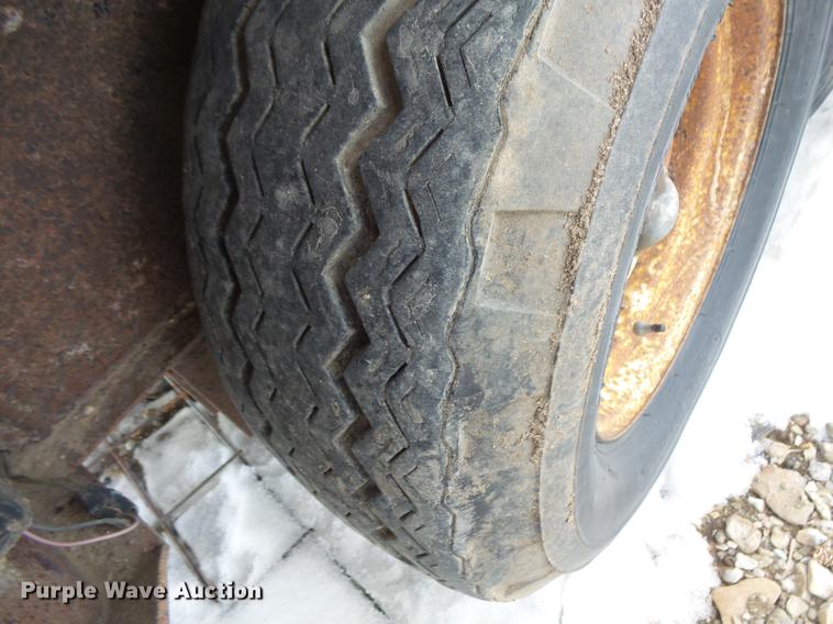 image for item EA9652 2012 shop built tilt deck trailer