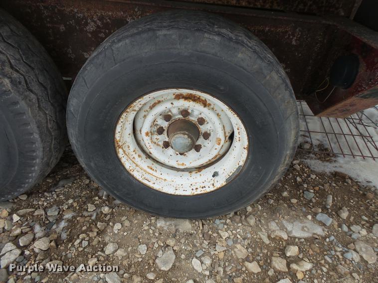 image for item EA9652 2012 shop built tilt deck trailer