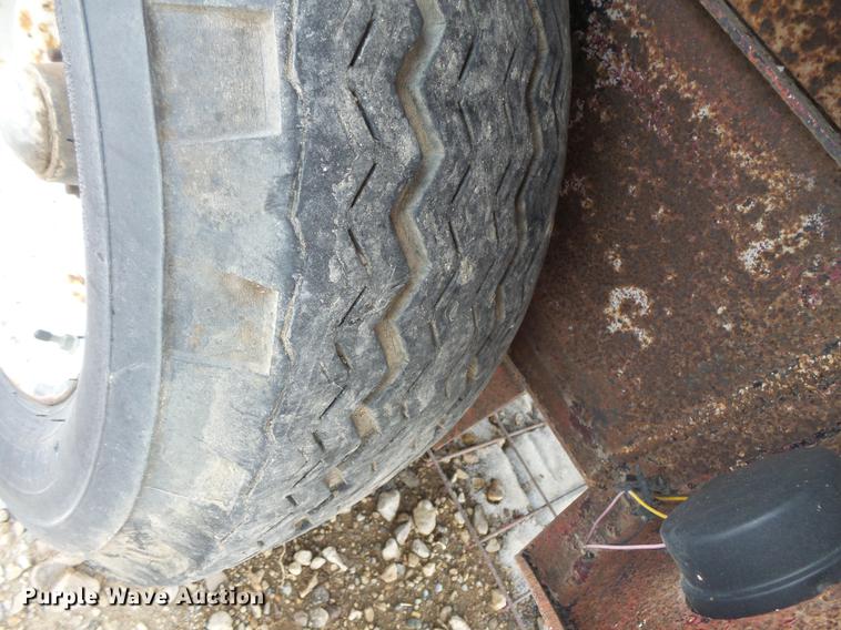 image for item EA9652 2012 shop built tilt deck trailer