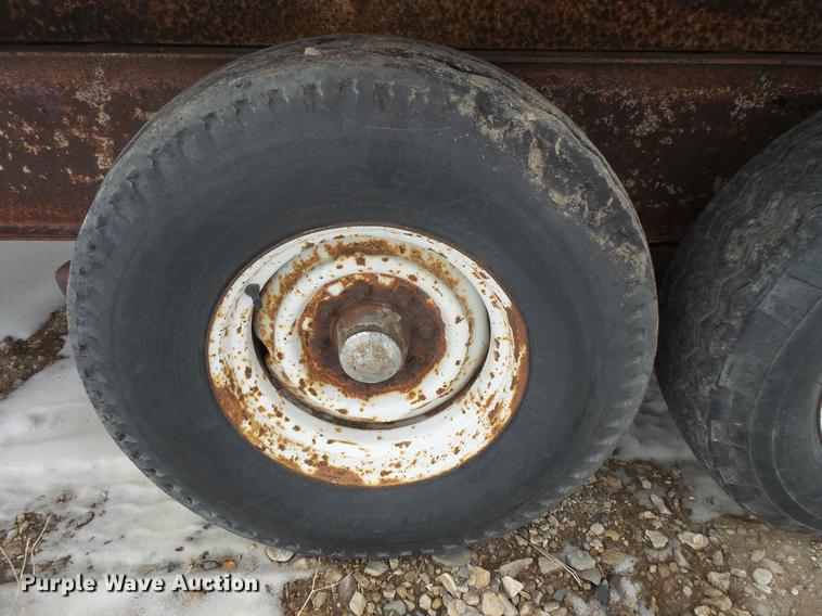 image for item EA9652 2012 shop built tilt deck trailer