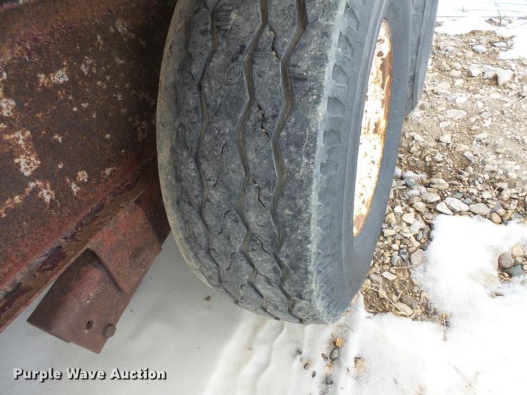 image for item EA9652 2012 shop built tilt deck trailer