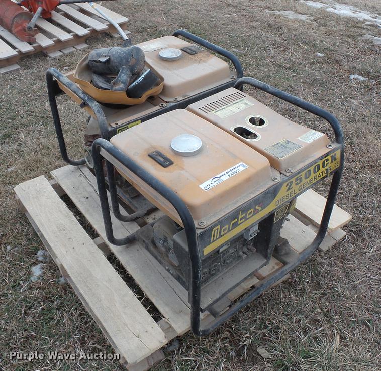 image for item EA9653 (2) Mortox 2500CX generators