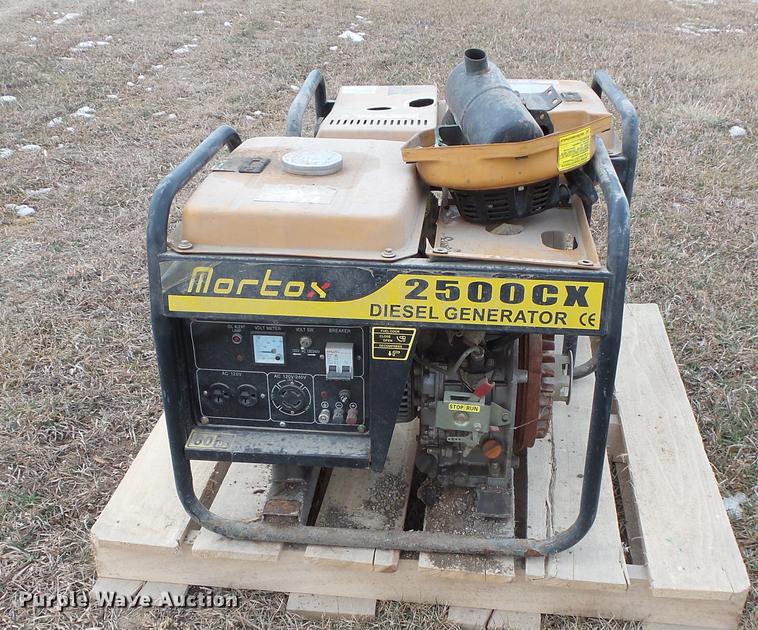 image for item EA9653 (2) Mortox 2500CX generators