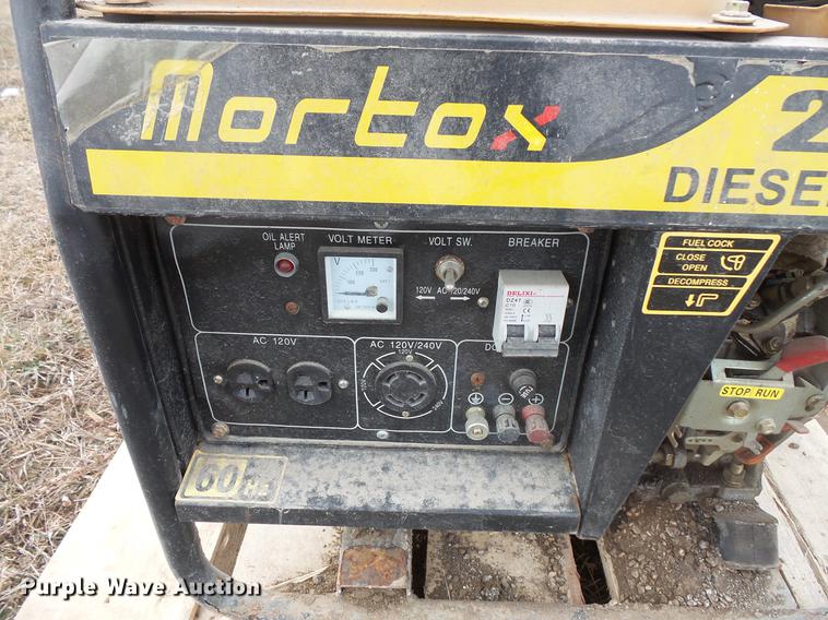 image for item EA9653 (2) Mortox 2500CX generators