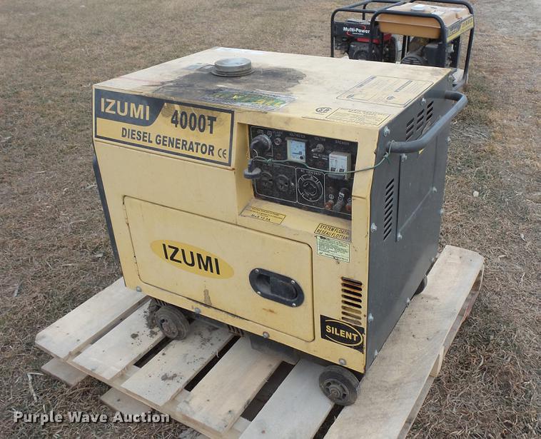 image for item EA9658 Izumi 4000T generator