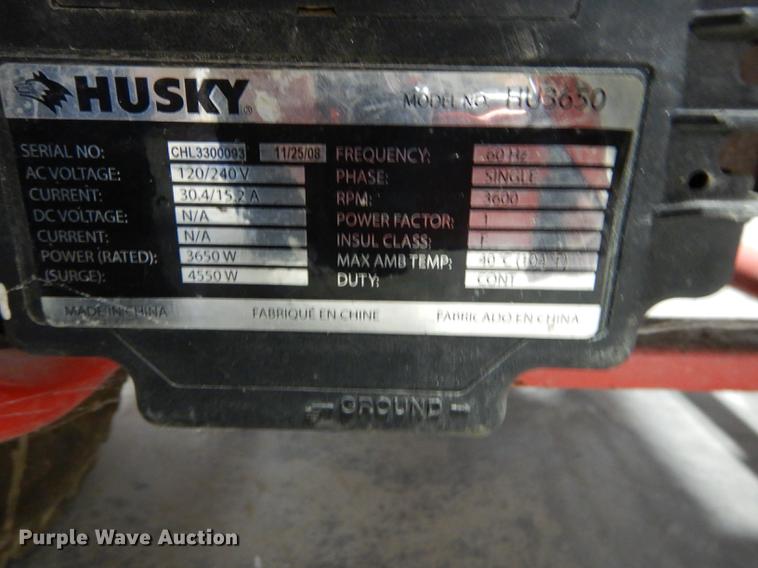image for item EP9061 (2) Husky generator