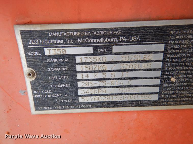 image for item EP9101 JLG T350 boom lift