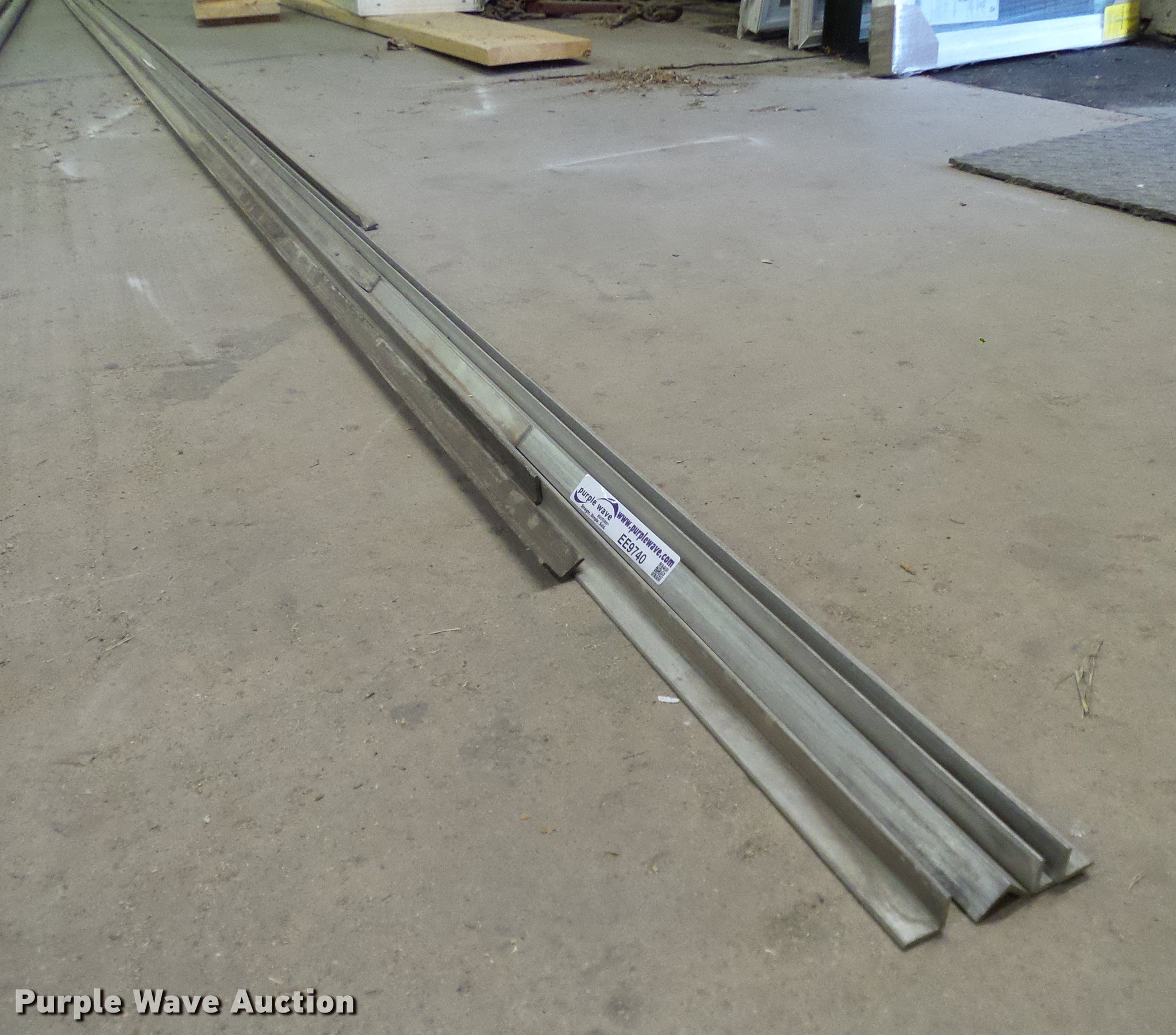 (9) 1" aluminum angle iron in Fowler, CO Item EE9740 sold Purple Wave