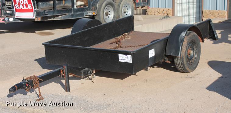 image for item DB5085 Shop built tilt deck trailer