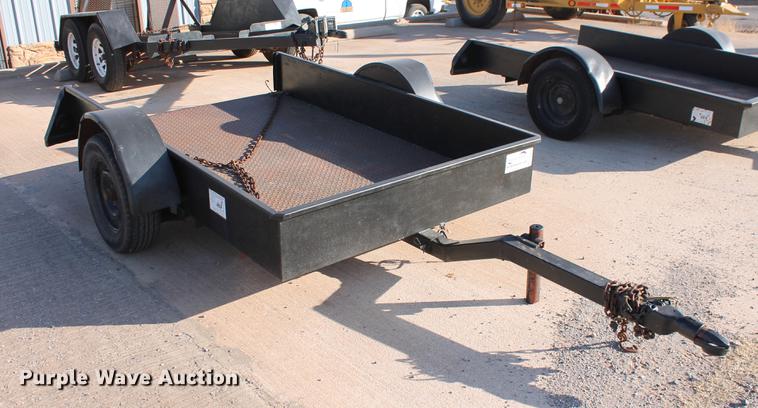 image for item DB5085 Shop built tilt deck trailer
