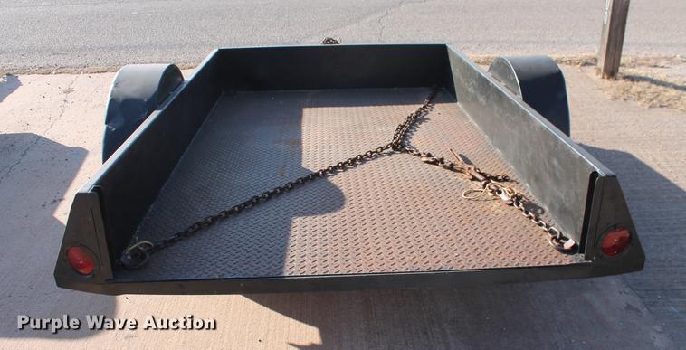 image for item DB5085 Shop built tilt deck trailer