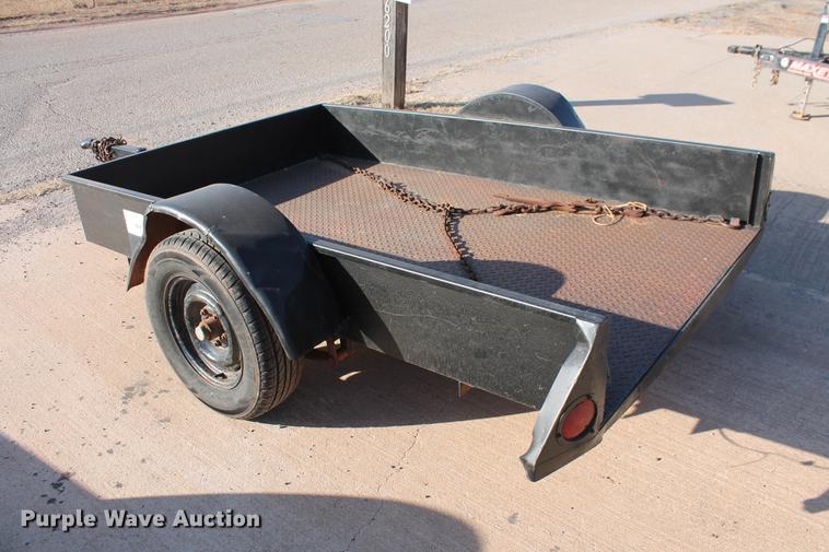 image for item DB5085 Shop built tilt deck trailer