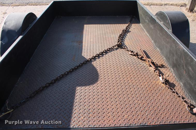 image for item DB5085 Shop built tilt deck trailer