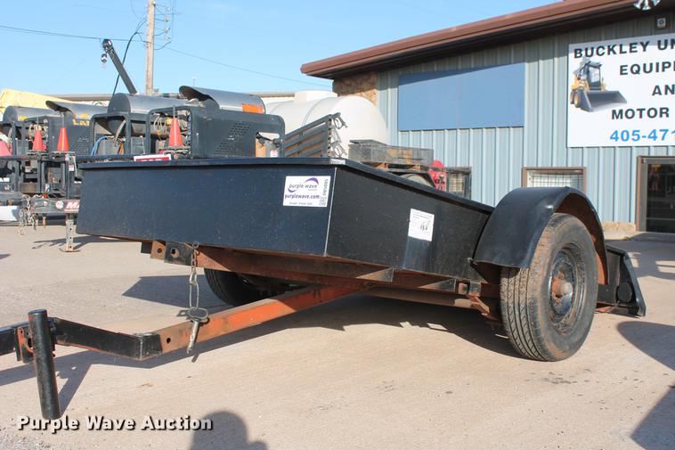 image for item DB5085 Shop built tilt deck trailer