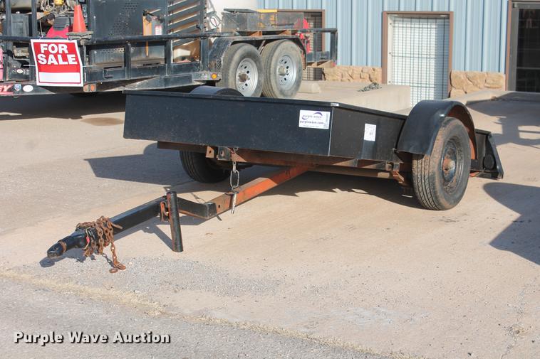 image for item DB5085 Shop built tilt deck trailer
