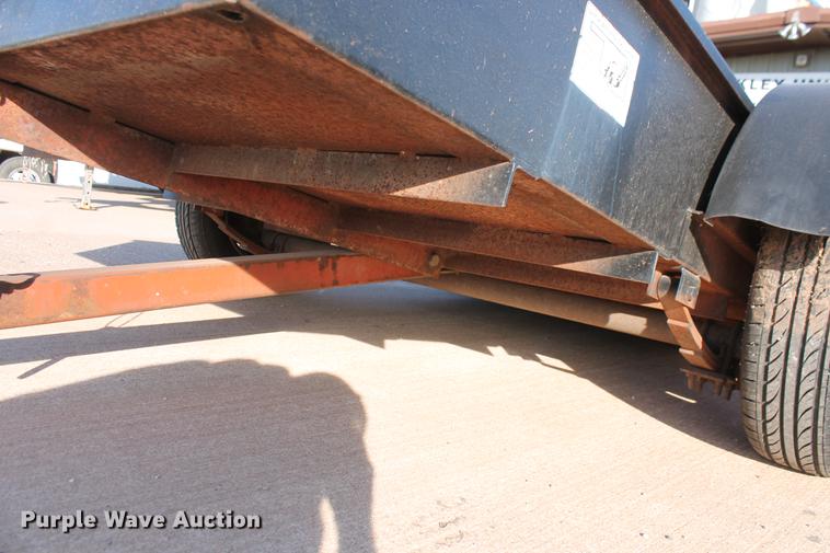 image for item DB5085 Shop built tilt deck trailer
