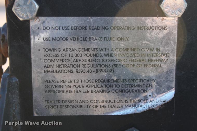 image for item DB5086 Shop built equipment trailer