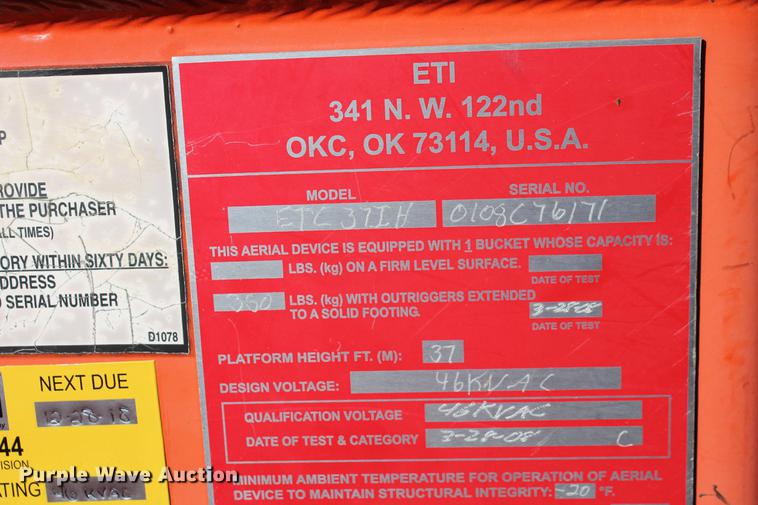 image for item DB5088 2009 International DuraStar 4300 bucket truck