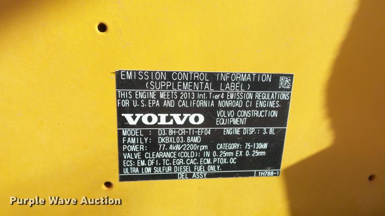 image for item DC0536 2014 Volvo BL70B backhoe