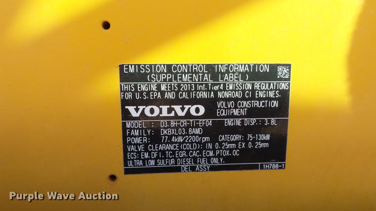 image for item DC0536 2014 Volvo BL70B backhoe