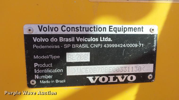 image for item DC0536 2014 Volvo BL70B backhoe